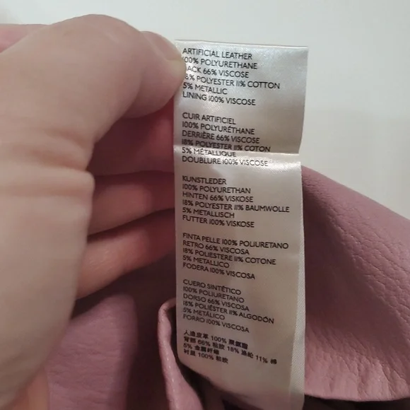 NWT Free People Payton Faux Leather Paperbag Mini Skirt Size 4 Mauve Swoon - Picture 6 of 13